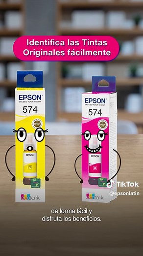Identifica si tu tinta Epson es auténtica