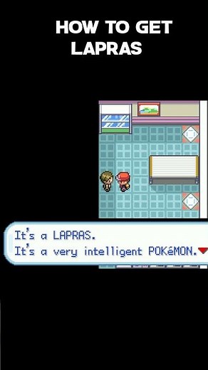 How to Get Lapras in Pokémon FireRed / LeafGreen #pokemon #tips #gaming