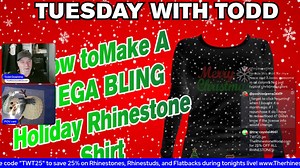 1.3K views · 7 comments | � MEGA BLING HOLIDAY SHIRT LIVE! Tonight...