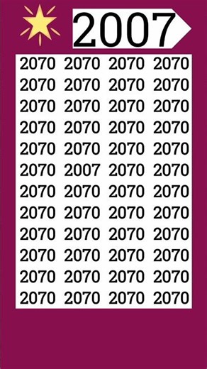 Logically spot the stray 2007 #fypシ゚viral #fypviral #fyp #iqtest #shorts #eymath