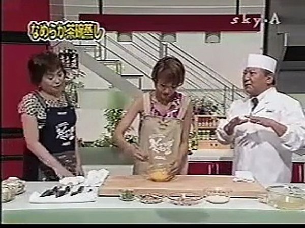 なめらか茶碗蒸し　上沼恵美子のおしゃべりクッキング　ゲスト　モー娘・藤崎　畑耕一郎  料理 トーク, Emiko Kaminuma cooking