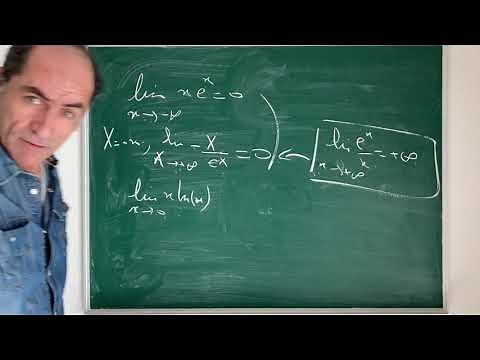 Comment calculer lim(xe^x) en - l’infini? et lim(xLn(x)) en zéro? TERMINAL TS-TES Log et Exponentiel