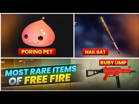Most Rare Items Of Free Fire Battleground