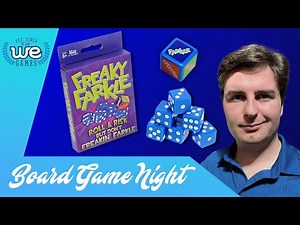 Dice Rolling Madness! Let's Play Freaky Farkle | Board Game Night #WEGames