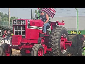 Antique and Farm Stock Tractor Pull at the Erie County Fair in Sandusky, Ohio August 2024