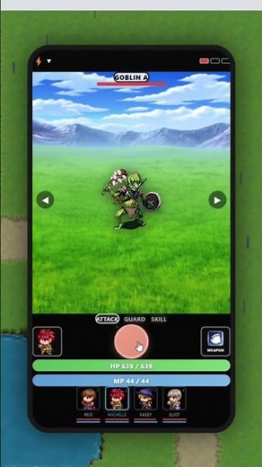 ED5 Mobile Battle UI for RPG Maker MZ/MV #rpgmaker #rpgmakermz