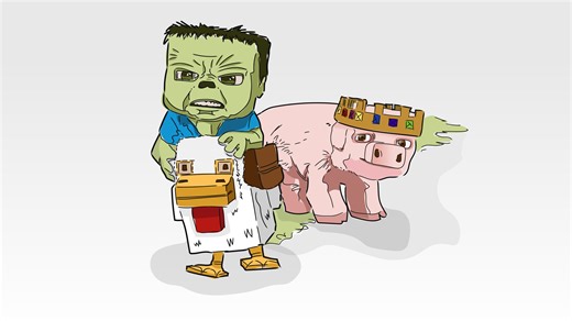 Explaining 'chicken jockey' and other memes from 'Minecraft Movie'