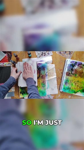 This Blotting Trick Changes Everything #mixedmedia #artjournal #arttutorial