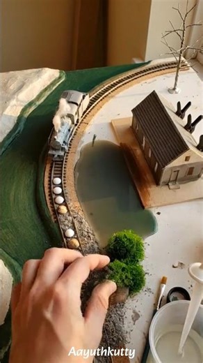 Building a Realistic Miniature Train Station by a River (Satisfying Timelapse)🚇