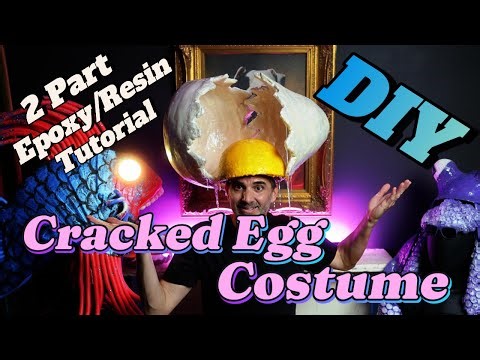 DIY Cracked Egg Costume!
