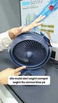 KIPAS MEJA MURAAHH!! Midea tipe MFG150M0APB Desk fan baru design modern, angin kenceng!