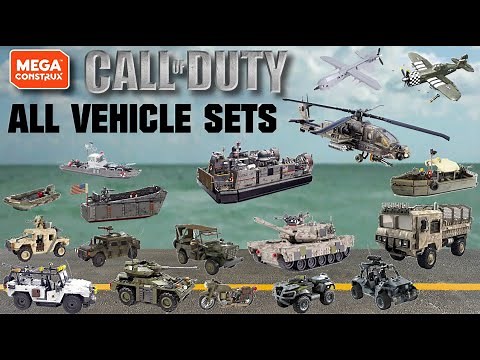 All Mega Construx Call Of Duty Vehicles Sets