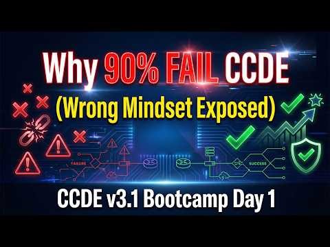 Why 90% FAIL CCDE (Wrong Mindset Exposed) | CCDE v3.1 Bootcamp Day 1