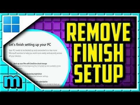 How To STOP Windows 11 From Asking To Finish Setup - Disable Let's Finish Setting Up Your PC 2026