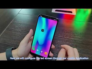 How to control led banner with WF series controller