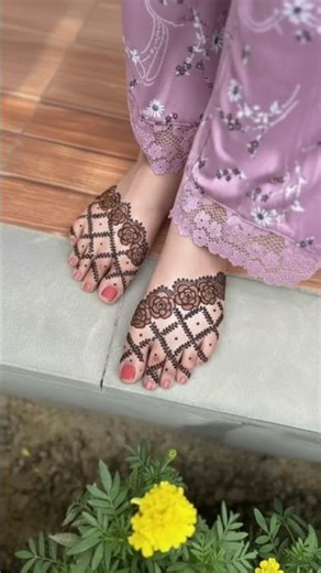 feet mehandi design for beginners 🩷🌸#AIGenerated #FeetMehndi #MehndiDesign #AIMehndi #FootMehndi