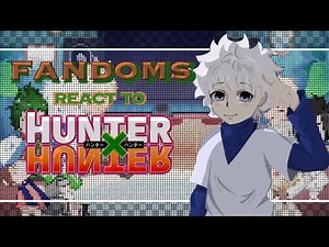 Fandoms react to killua zoldyck || 2x speed || hxh|| hunter x hunter || angsty?