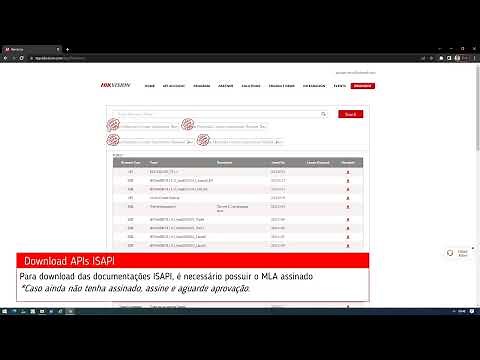 Procedimento para download das documentações APIs ISAPI Hikvision