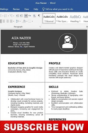 how to make a curriculum vitae