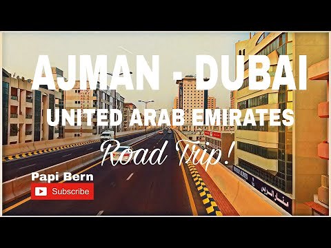 AJMAN TO UNION SQUARE BUS STATION DUBAI | E400 DOUBLE DECKER BUS | BUS ROUTE | ROAD TRIP | Papi Bern