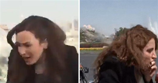 Watch: Explosion rocks Syria presidential palace building during live TV report