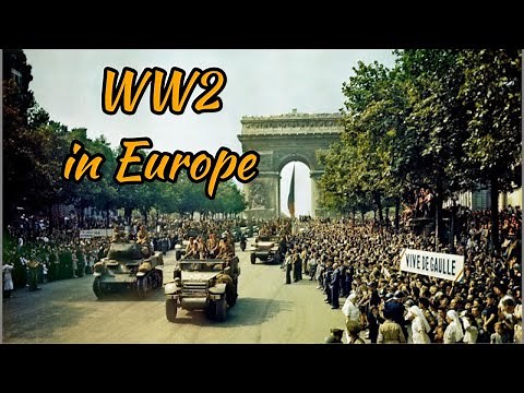 WW2 European Theater RAW Footage from US Soldier Camera