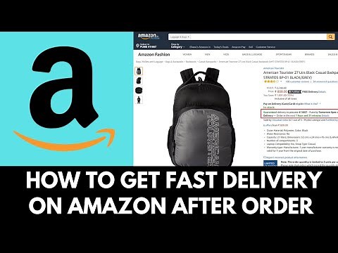 How To Get Fast Delivery On Amazon After Order (2025)