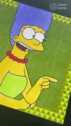 Drawing MARGE SIMPSON (THE SIMPSONS)