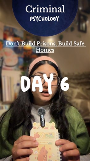 Aditi Sharma | Thoughts | Diary entries | Conversations 🦢 on Instagram: "Day 6 of 100: How early experiences shape criminal minds 🧠 Broken attachments, neglect, and operant conditioning can silently push someone toward crime. Instead of building prisons, let’s focus on safe homes and healthy childhoods. . . . . . . [criminal psychology, childhood trauma, attachment styles, operant conditioning, criminal behavior, psychology of criminals, nature vs nurture, antisocial behavior, forensic psychol