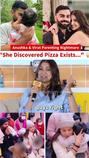 Anushka & Virat Parenting Nightmare "She Discovered Pizza Exists..."🍦#anushkasharma #viratkohli
