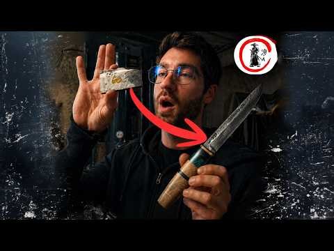 Knife making - How to make a 60 layered damascus Puukko