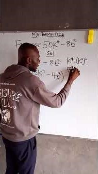 Factorization looks difficult until you watch this video #maths #mathematics