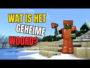 Weet jij het GEHEIME woord in Minecraft?