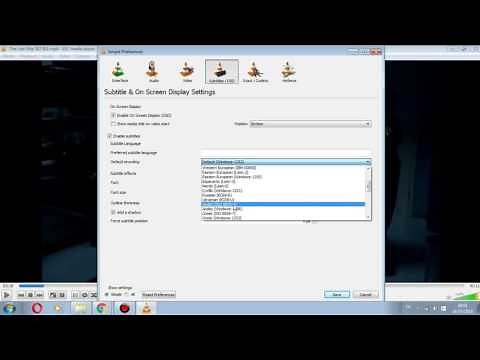 How to make VLC Read Arabic Subtitles / يقرأ الترجمة العربية VLC كيف تجعل ال