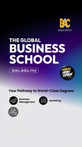 298 reactions | Explore the Fastest & Smartest Way to a Business Degree at the Global Business School. Earn a world-class business degree locally or in the UK with flexible and affordable study options. With the widest range of business programmes in the nation, we’ve got your BACk, from Pre-U to Postgrad! Sign up now to start your journey to becoming a global business graduate. | Brickfields Asia College (BAC) | Facebook