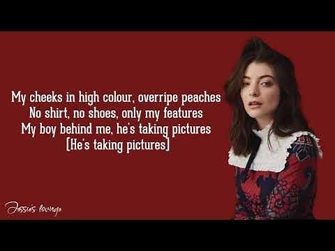 Lorde - Solar Power (Lyrics / Lyric Video)
