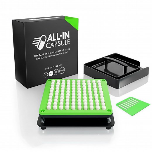 Capsule Filling Machine Size 0 – Manual Capsule Filler (100 Holes)