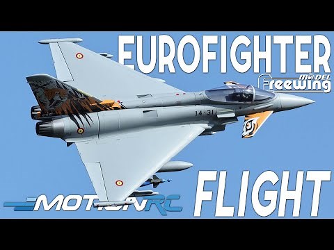Flying the New Freewing Eurofighter Typhoon RC EDF Jet | Motion RC