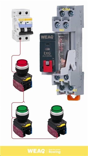Smart Circuitry Made Easy: Power Relay & Push Button Connections.