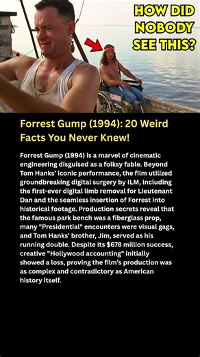 Forrest Gump (1994): 20 Weird Facts You Never Knew!