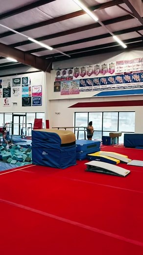 Tsukahara into the pit! My knee has been hurting a bit so I won’t be posting as much😢#fypシ #gymnastics #tsuk #foryou #gymtok