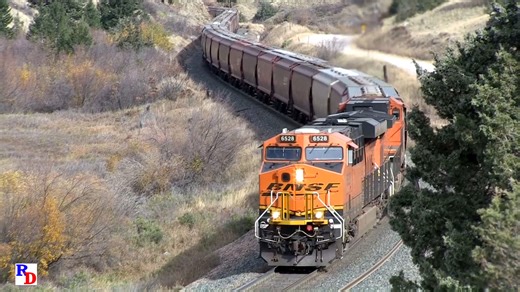 35K views · 1.9K reactions | About 10 rail miles west of Helena, Montana, a loaded BNSF grain train is already in the meat of the Mullan Pass climb as it passes through "Greenhorn Gulch" From the BKVP show "Montana Rail Link - Mullan Pass and Beyond" This 3.5 hour, 2 disc show is only $24.95!  https://rfd.video/Mullan | Railfan Depot | Facebook