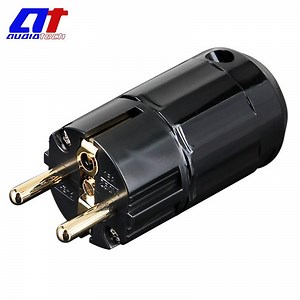 [Hot Item] High End Gold-Plated Schuko EU Power Connectors