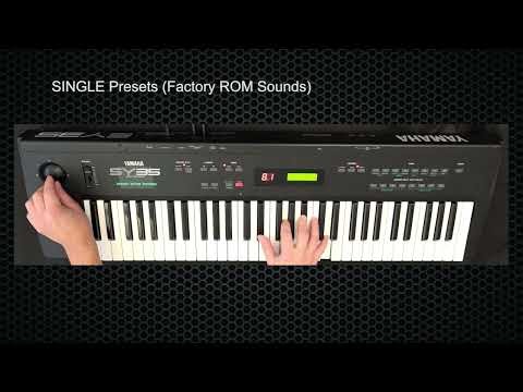 Yamaha SY35 - Factory and User Presets Demo (Sounds Only)