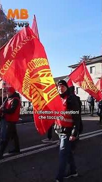 CGIL General Strike in Monza: Thousands in the streets against the budget law #mbnews #monza #CGIL