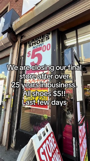 Final Shoe Sale: All Shoes for Just $5 in NYC