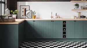 Play With Colour In A Country Kitchen  - Bunnings Australia