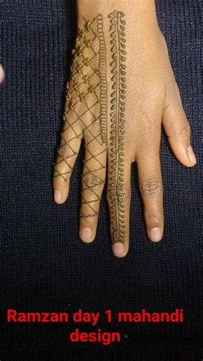 Ramzan first Day Mehandi designs 1#mehndi #youtubeshorts #viral #shortsyoutube