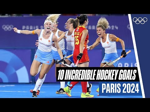 10 Incredible Hockey Goals at #Paris2024 🏑😮‍💨 | Top Moments