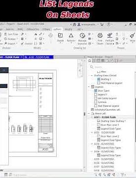 List Legends on Sheets Instantly | PyRevit Automation Trick #shorts #ytshorts #PyRevit